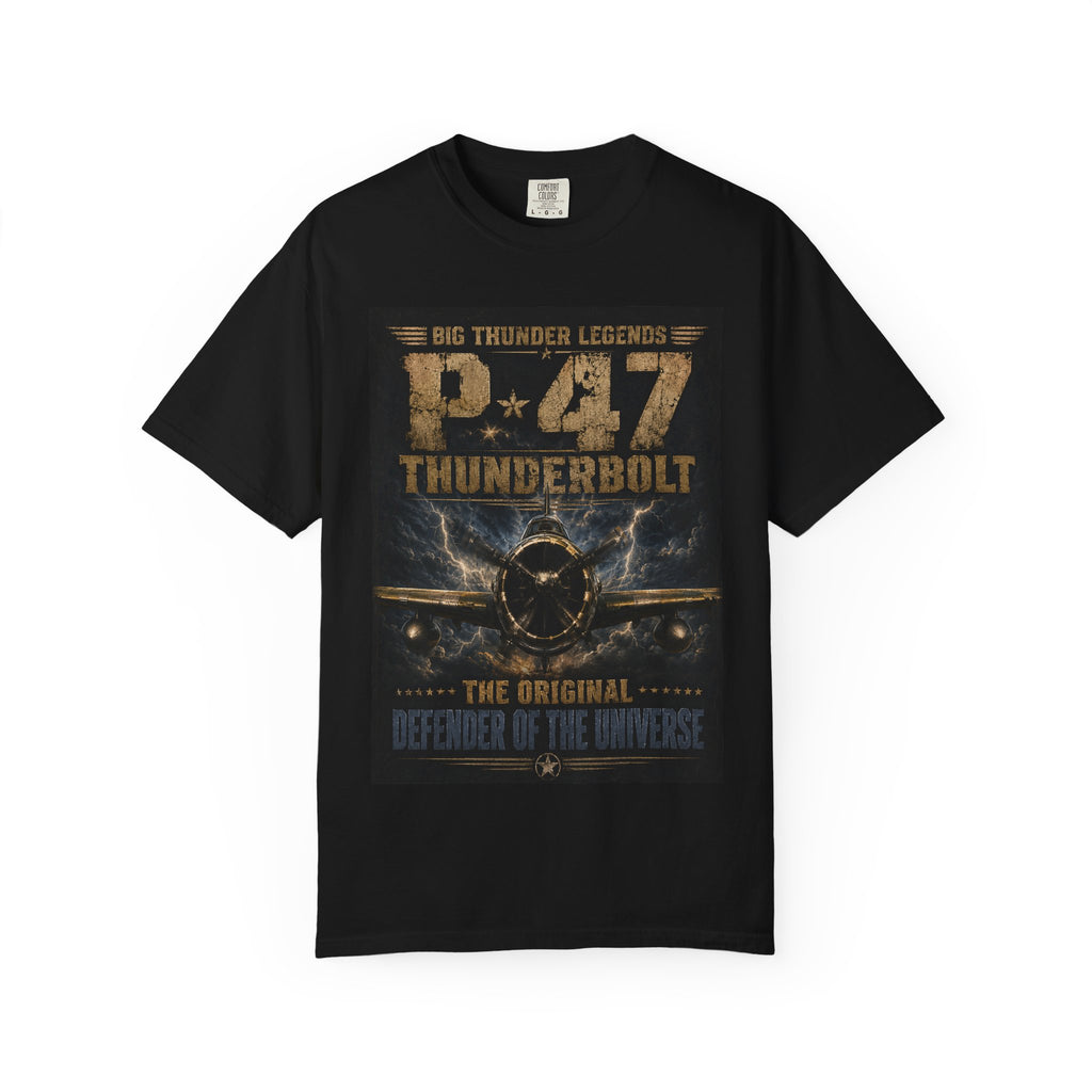 P-47 Thunderbolt Plane T-Shirt | Vintage WWII Aircraft Poster