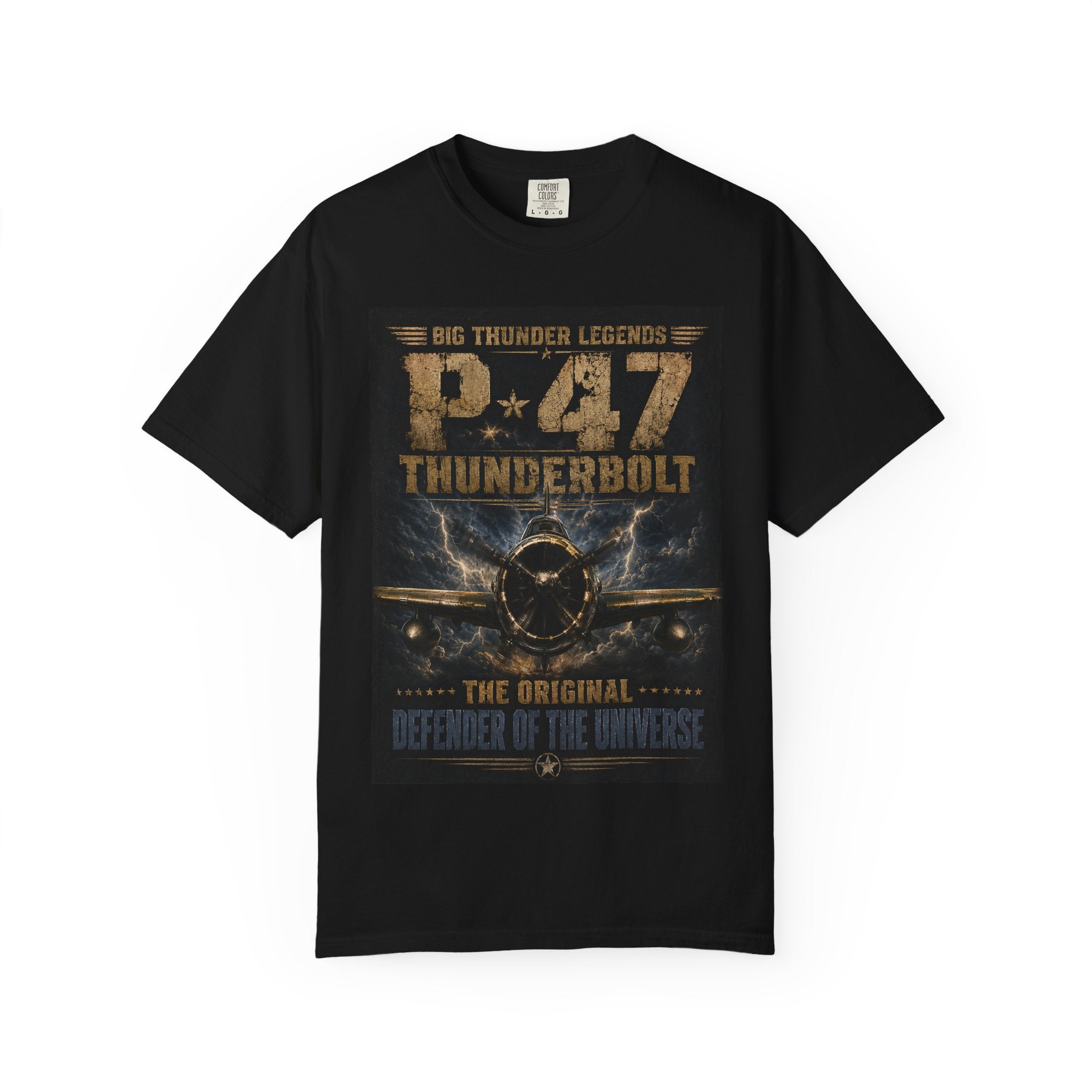 P-47 Thunderbolt Plane T-Shirt | Vintage WWII Aircraft Poster
