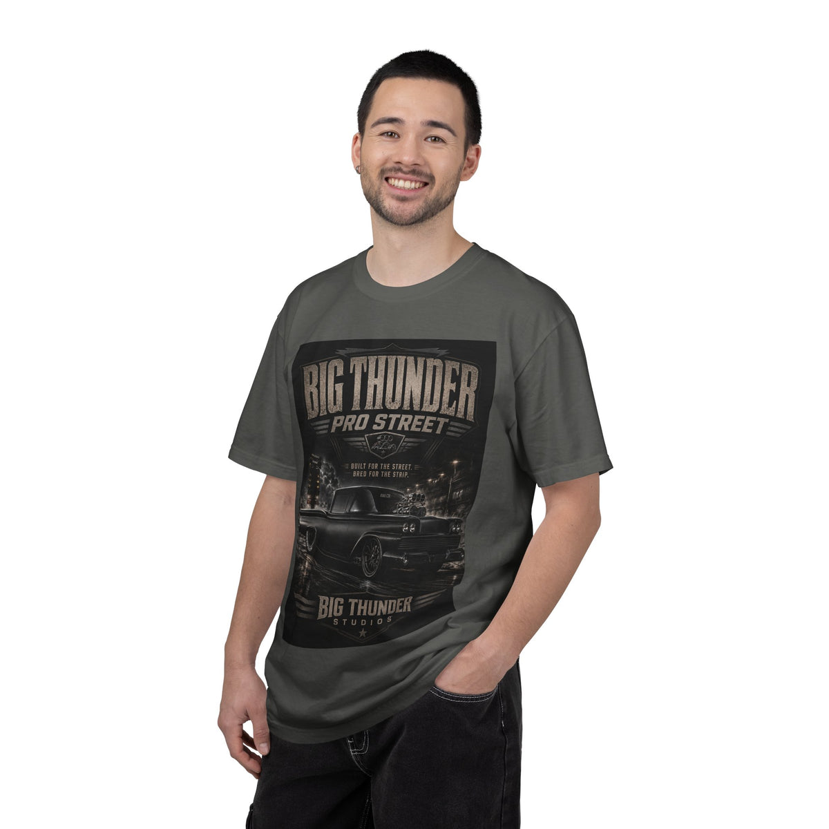 Vintage Pro Street Muscle Car T-Shirt | Big Thunder Studios
