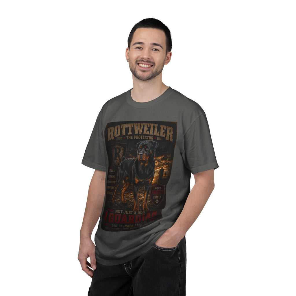 Rottweiler Protector Poster art T-shirt | Rottweiler Guardian design