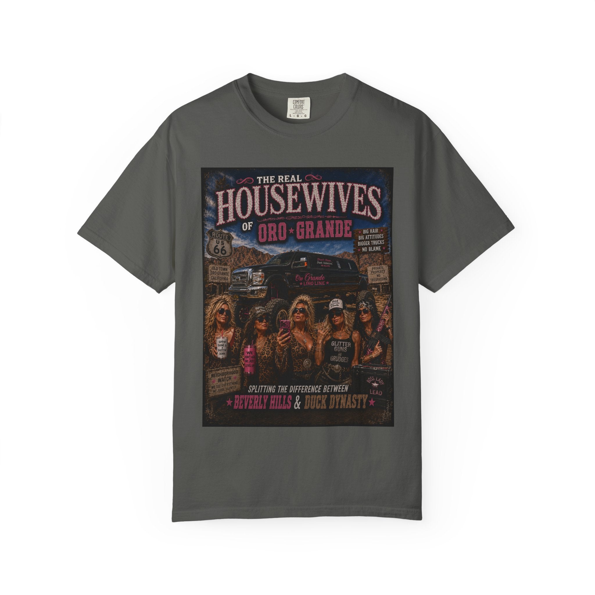 The Real Housewives Oro Grande T-shirt | Retro Cast Illustration