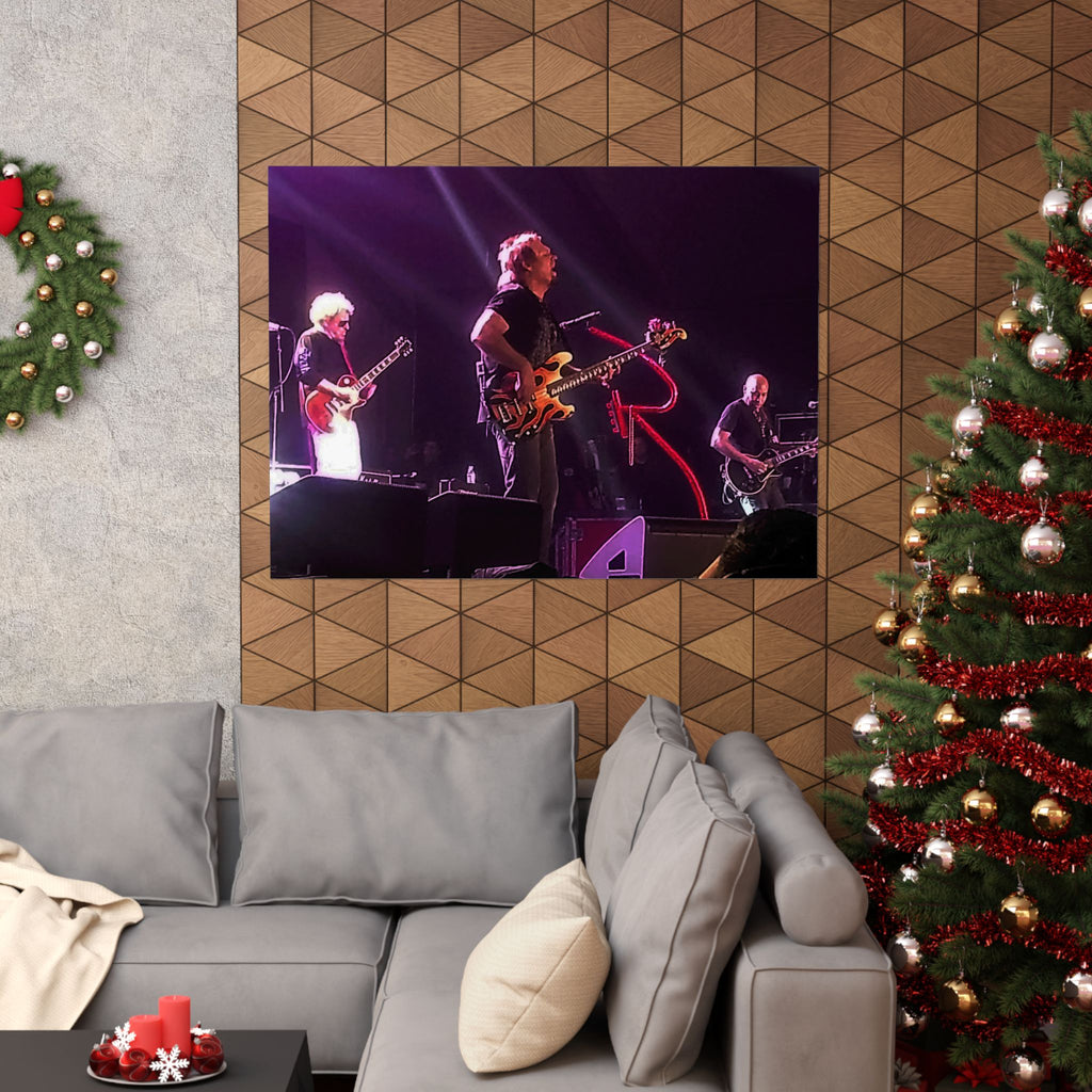 The Circle Concert Photo Poster — Live Band Stage Print (Matte Horizontal)