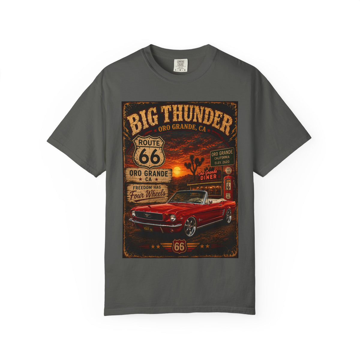 Route 66 Desert Cruiser T-Shirt | Big Thunder Studios