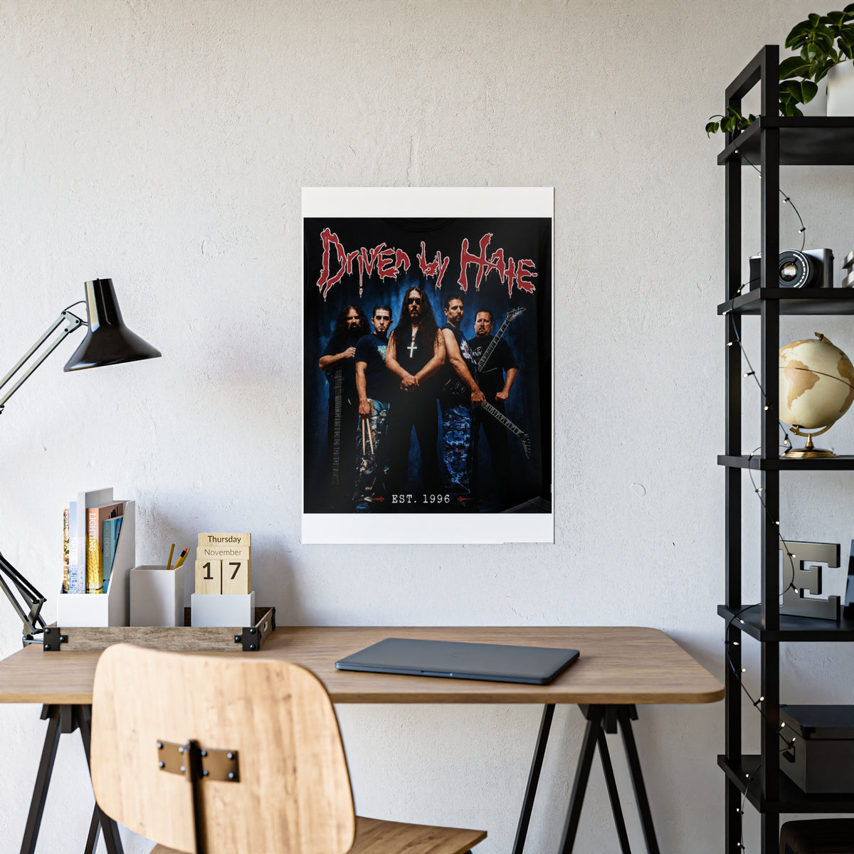 Driven By Hate Band Photo Gloss Poster — 1996 Metal Rock Wall Art