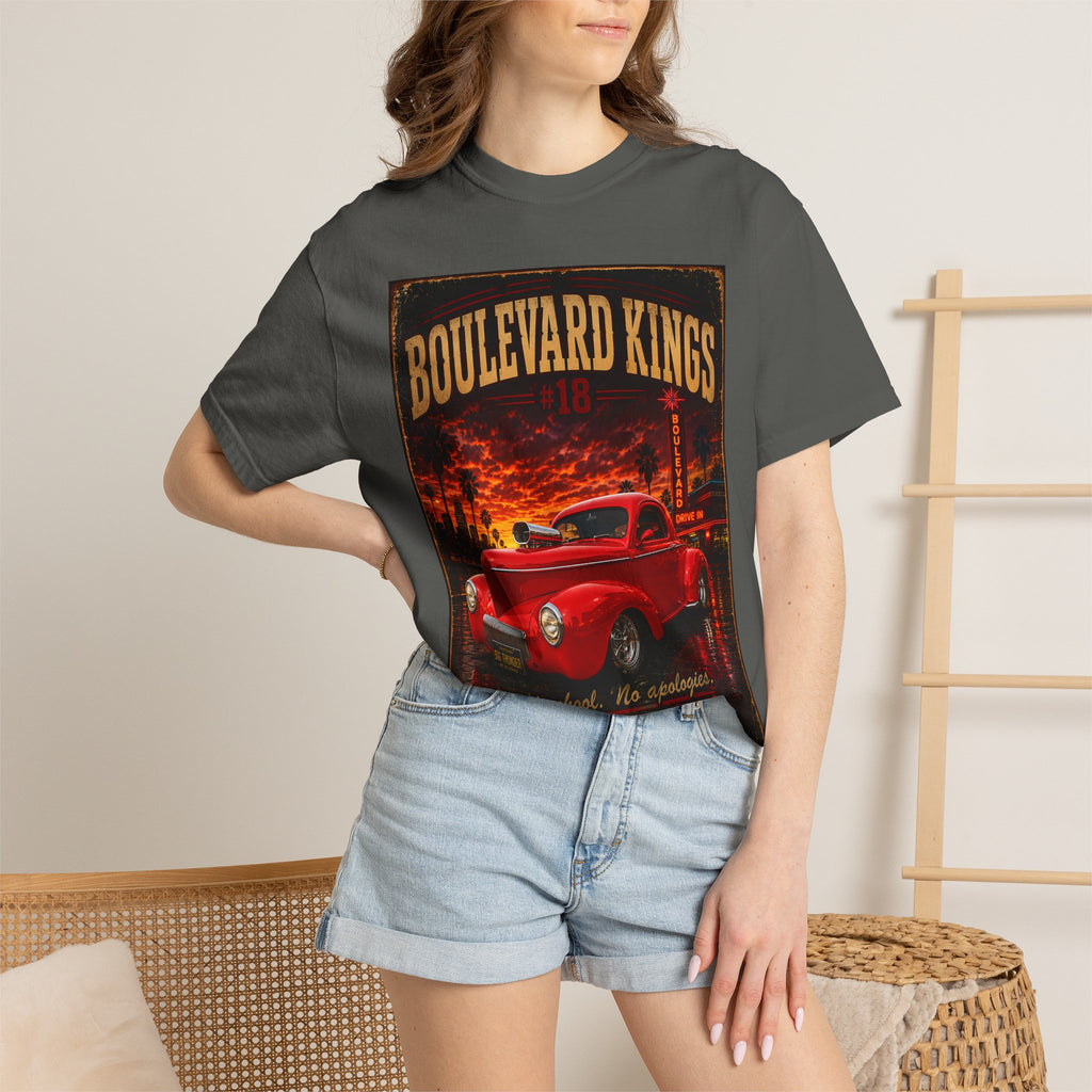 classic car shirt, muscle car shirt, lowrider shirt, car guy shirt, car dad gift, retro car shirt, race car shirt, boulevard kings #18