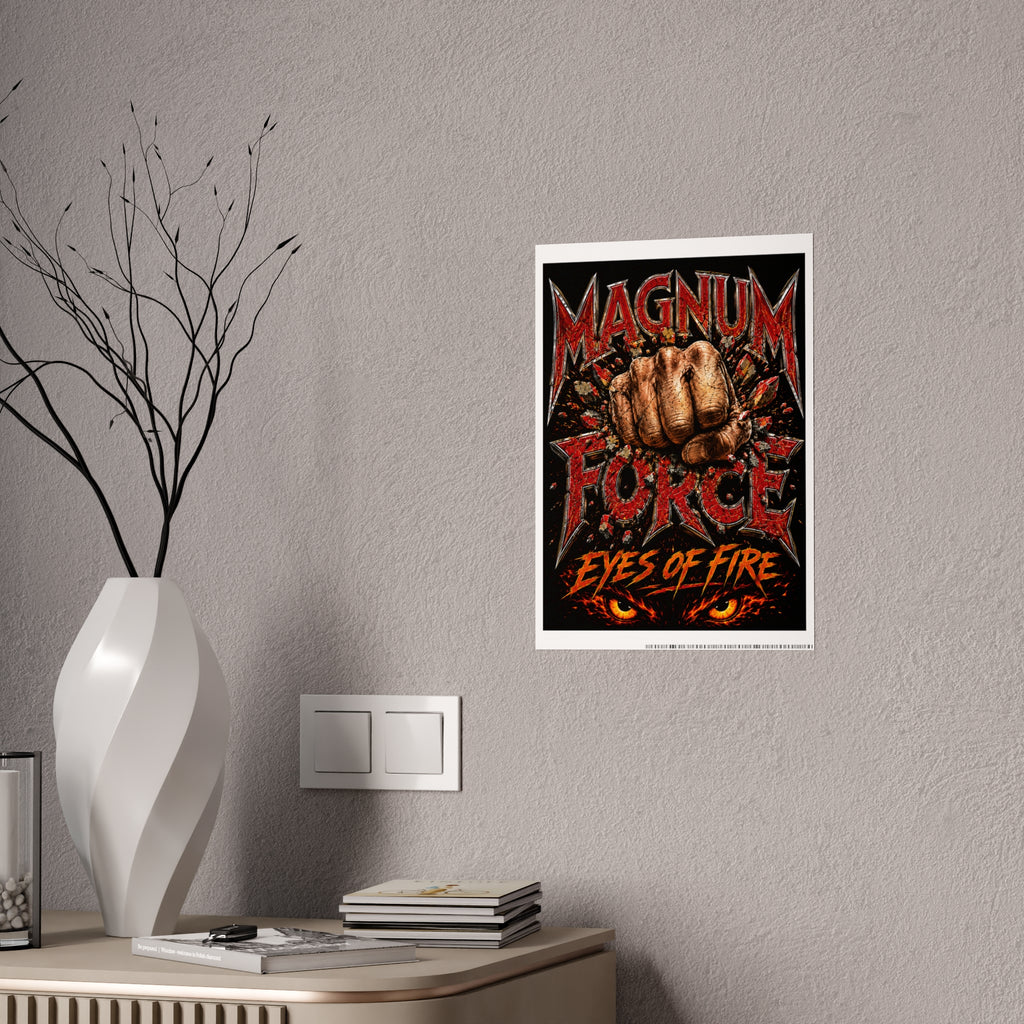 Magnum Force "Eyes of Fire" Gloss Poster