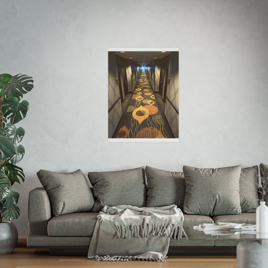 Hallway to Infinity - Abstract Hallway Photography - Fine Art Print