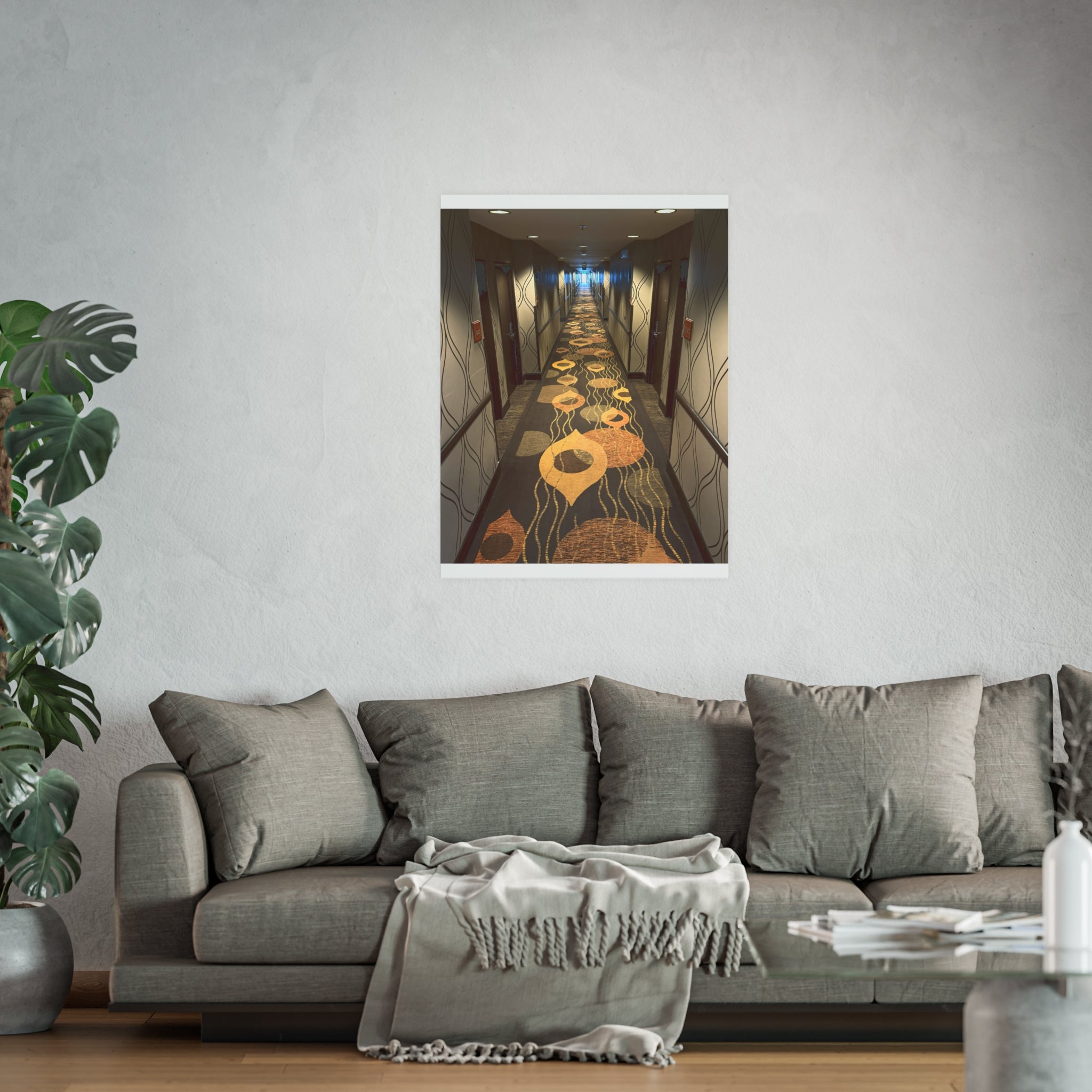 Hallway to Infinity - Abstract Hallway Photography - Fine Art Print