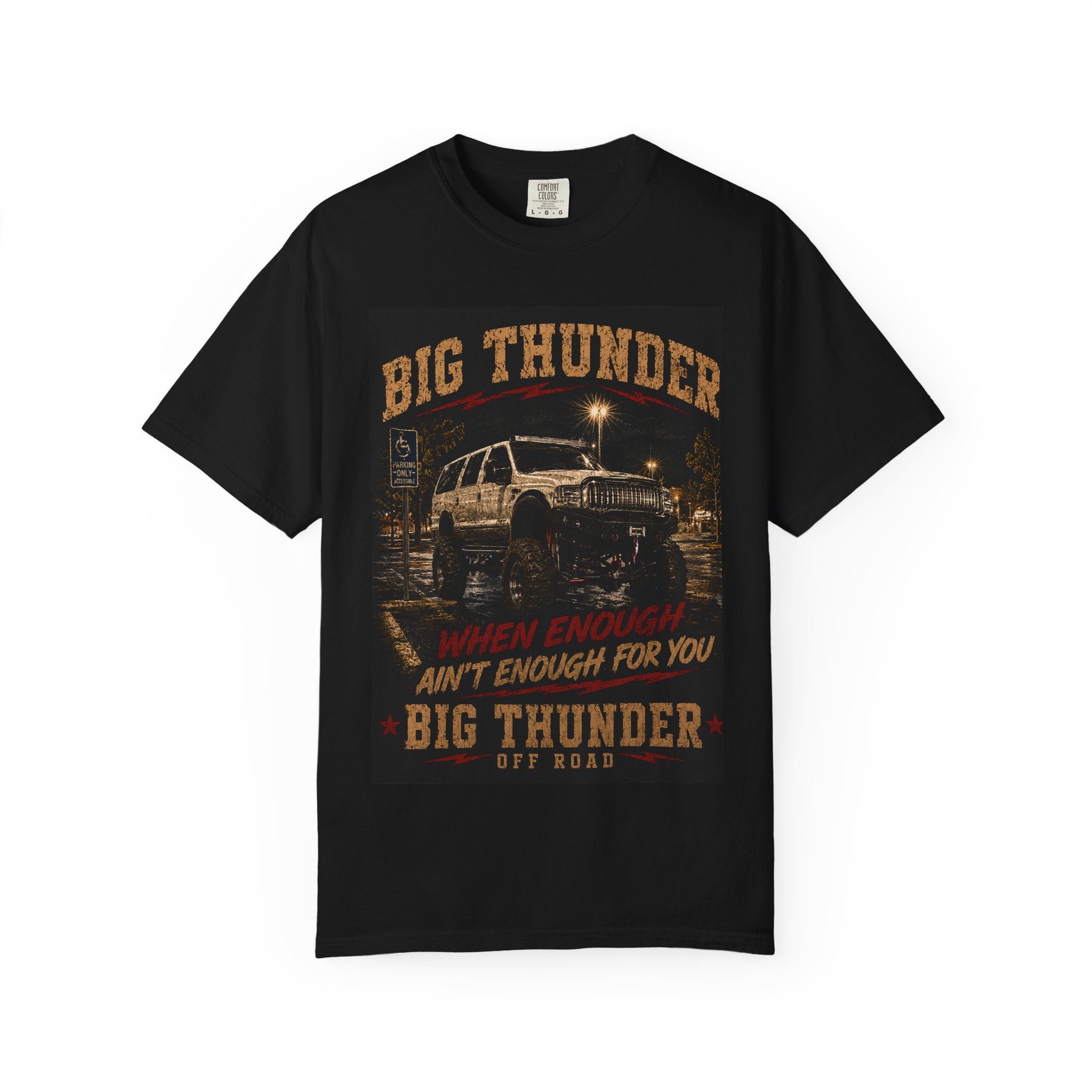 Big Thunder Off Road Truck T-Shirt | Vintage SUV Graphic