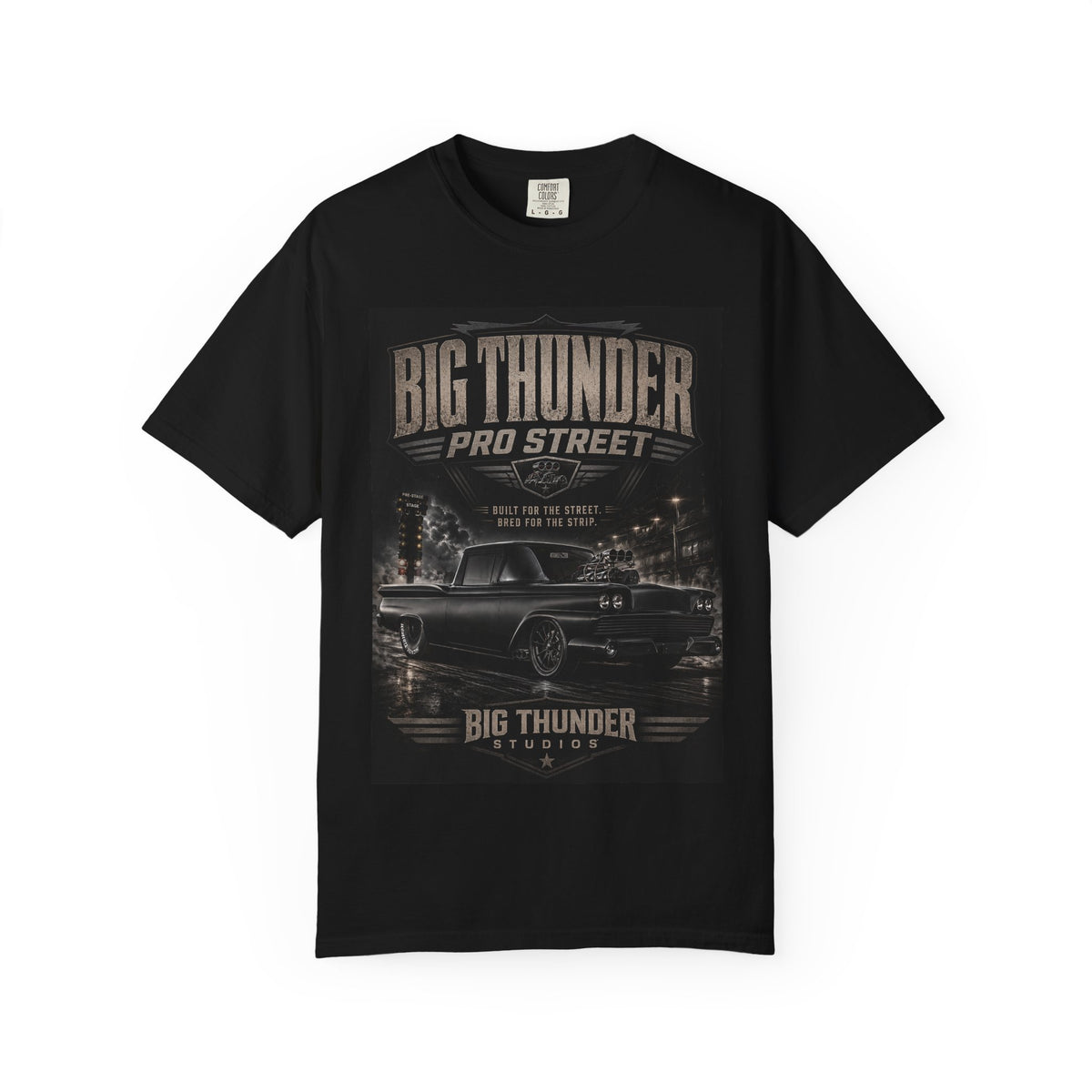 Vintage Pro Street Muscle Car T-Shirt | Big Thunder Studios