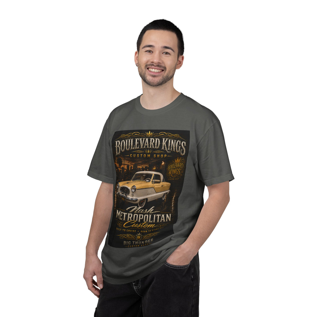 Vintage Car T-Shirt — Boulevard Kings 'Metropolitan' Classic Auto Graphic
