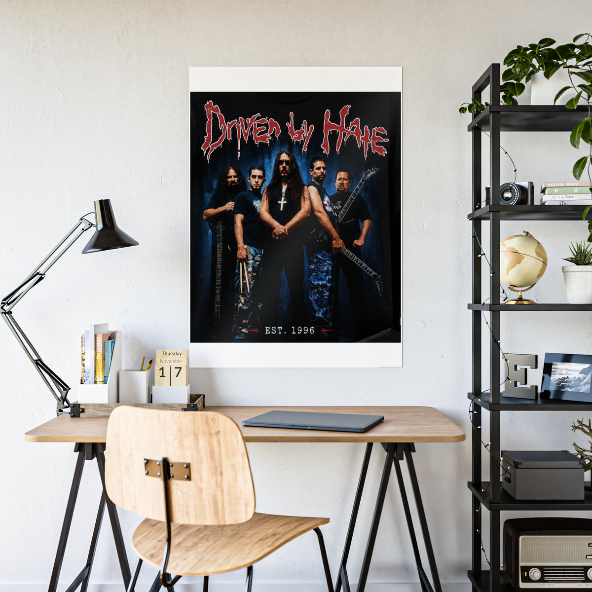 Driven By Hate Band Photo Gloss Poster — 1996 Metal Rock Wall Art