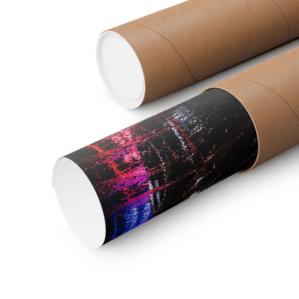 Thunderous JDM Matte Poster — Night City Nissan Sports Car Print