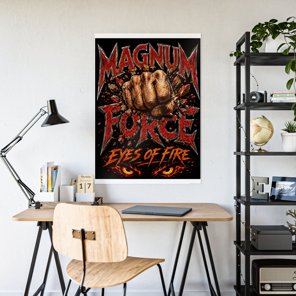 Magnum Force "Eyes of Fire" Gloss Poster