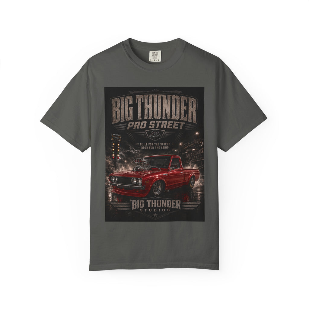 Vintage Red Pro Street Muscle Car T-Shirt | Big Thunder Studios
