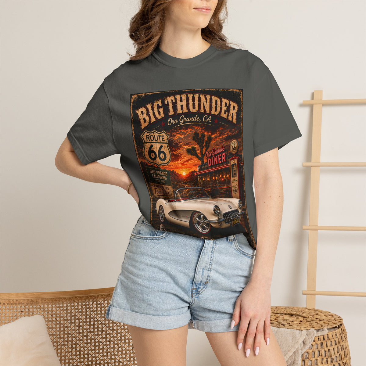 Route 66 Oro Grande Cruiser T-Shirt | Big Thunder Studios