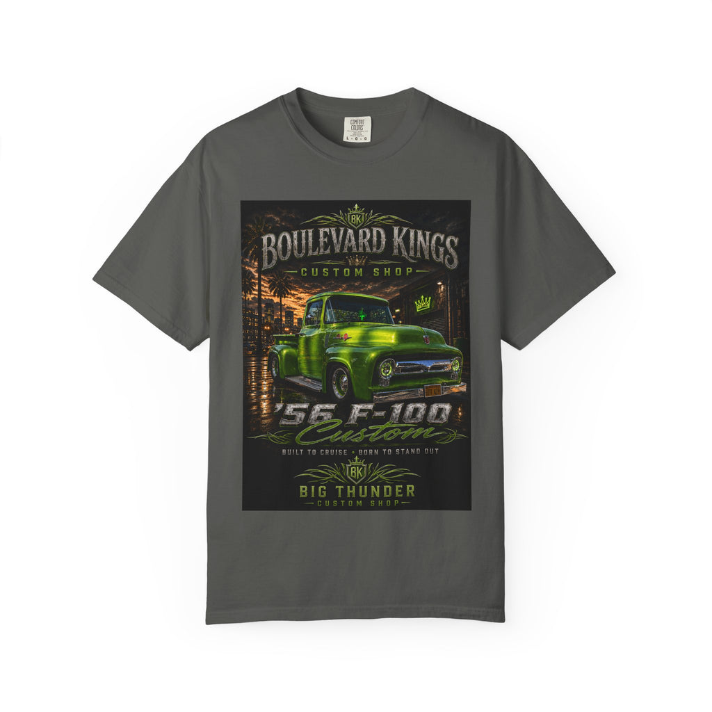 Vintage Green 56 F-100 Truck T-Shirt — Boulevard Kings Classic Auto Tee