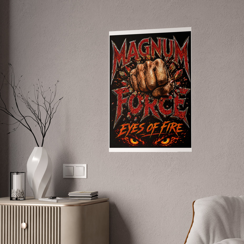 Magnum Force "Eyes of Fire" Gloss Poster