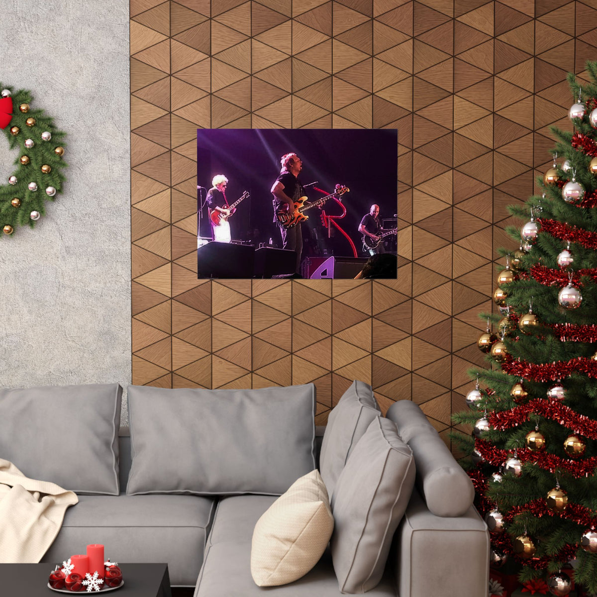 The Circle Concert Photo Poster — Live Band Stage Print (Matte Horizontal)
