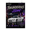 Thunderous JDM Car Poster — Matte Vertical Automotive Wall Art