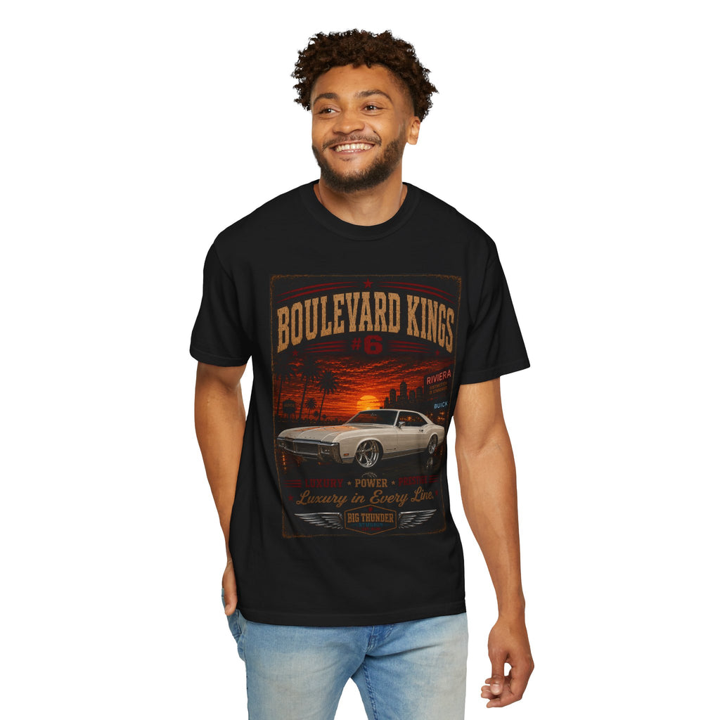 Big Thunder Boulevard Kings #6 | Classic Car Lowrider Graphic T-Shirt