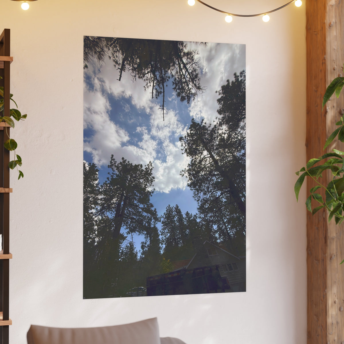 Wrightwood Sky Through the Trees — Nature Wall Art