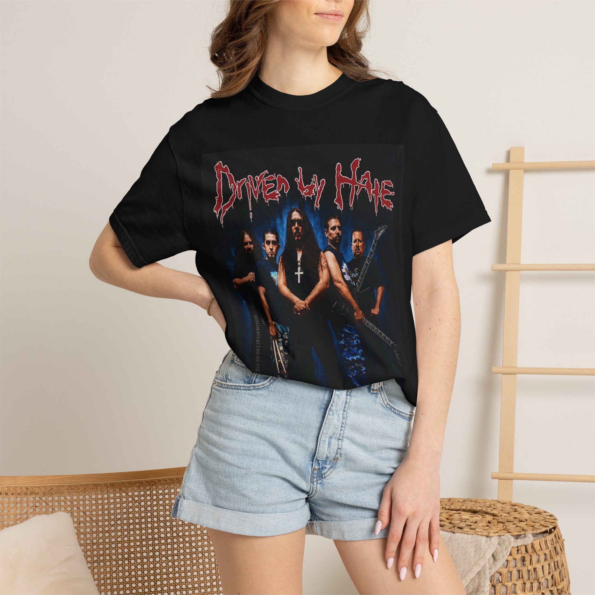 Driven By Hate band photo T-Shirt | metal band tee